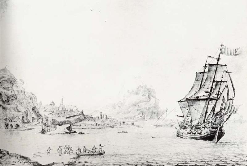  A brittiskflojt navigate in pa bail out of Sataliebbukten in sodra